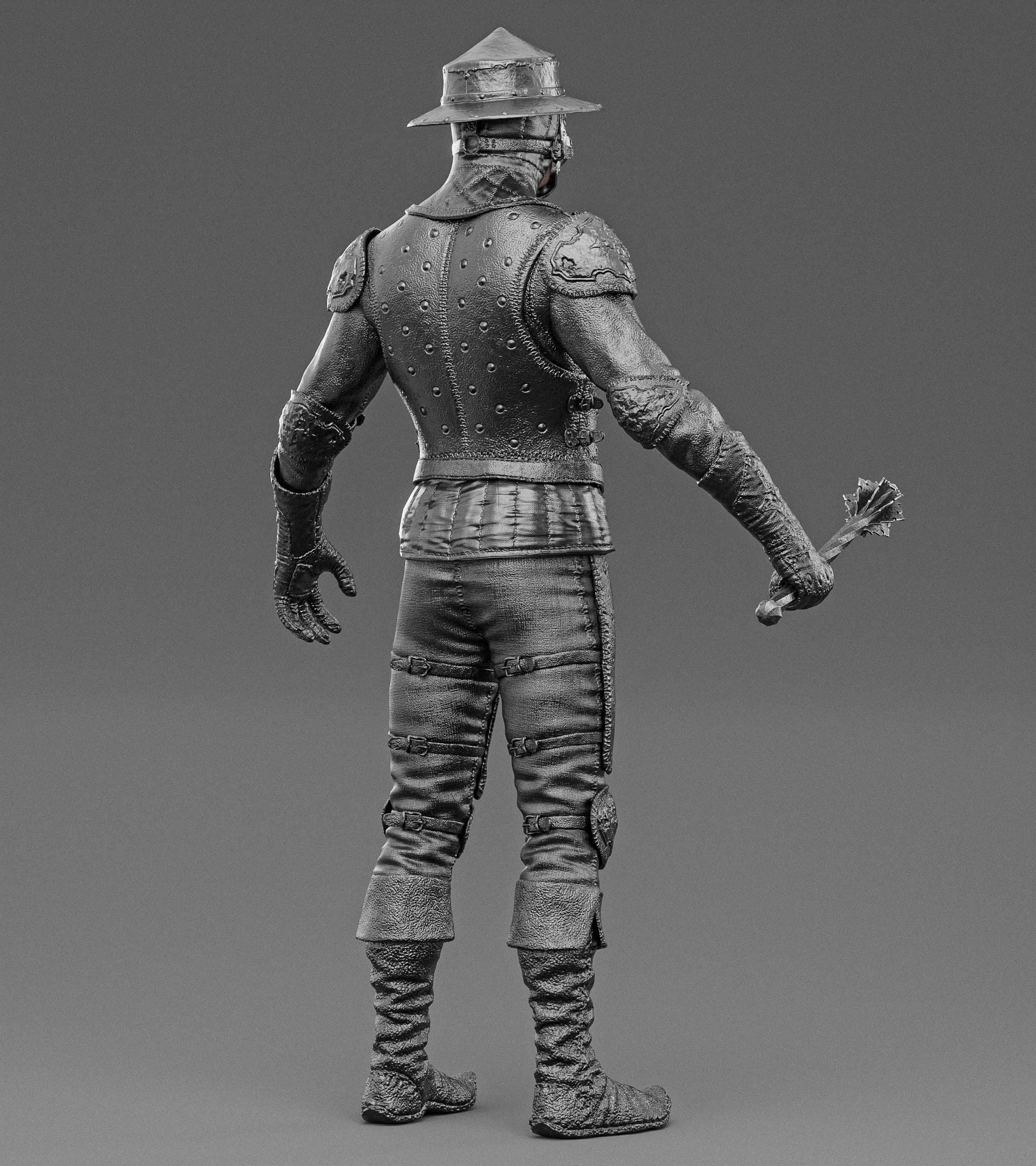 Wracu King's Guard T-pose render